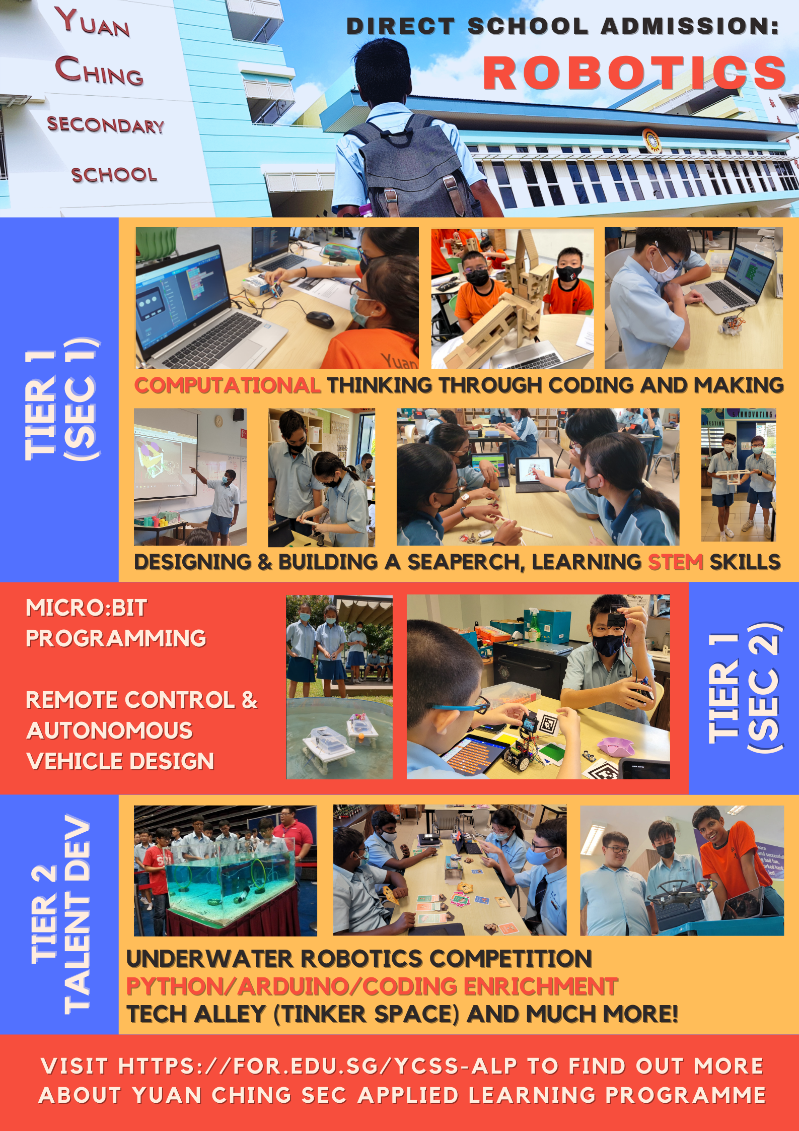 2023 YCSS Direction School Admission (DSA) - Robotics